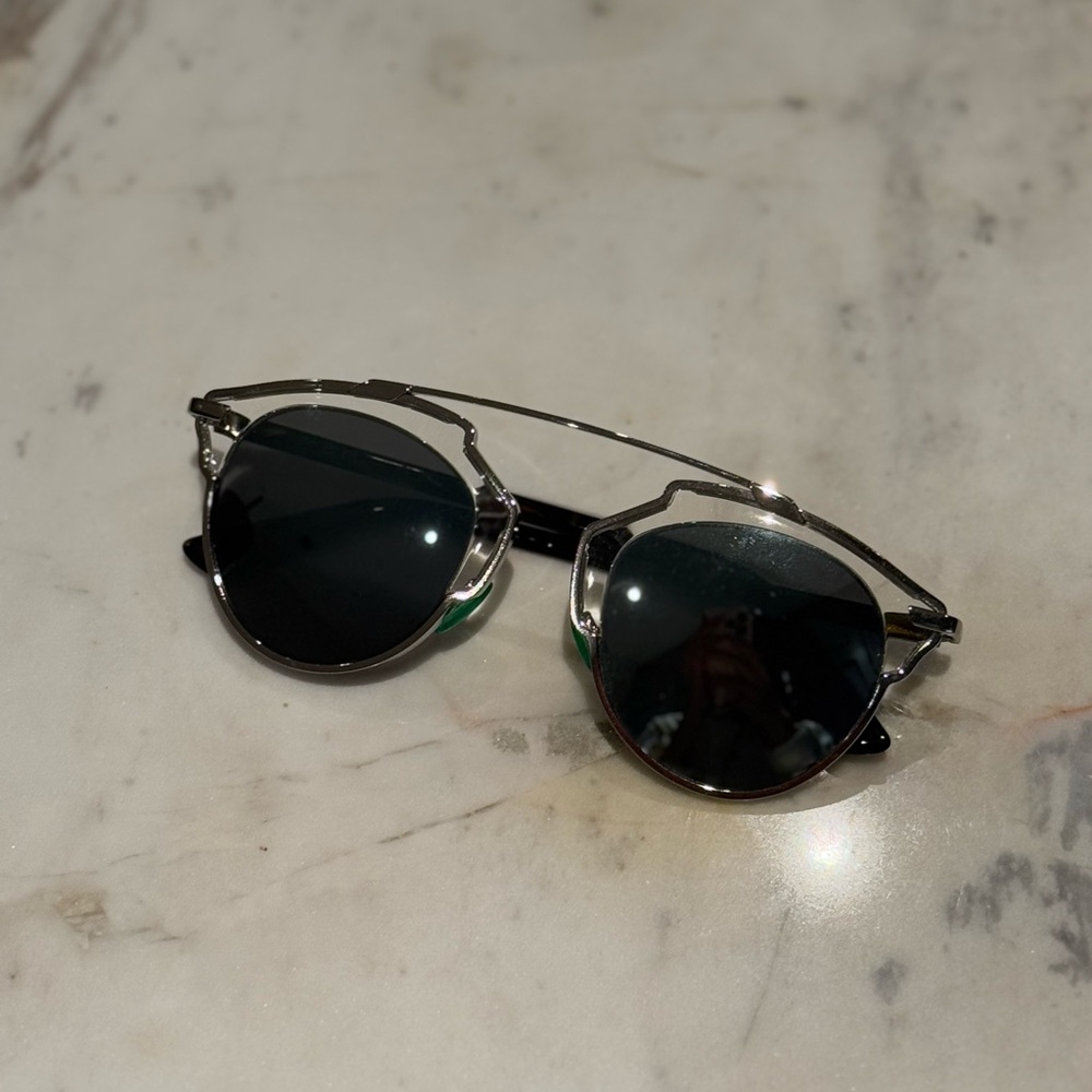 DIOR “So Real” Sunglasses with Silver Frame